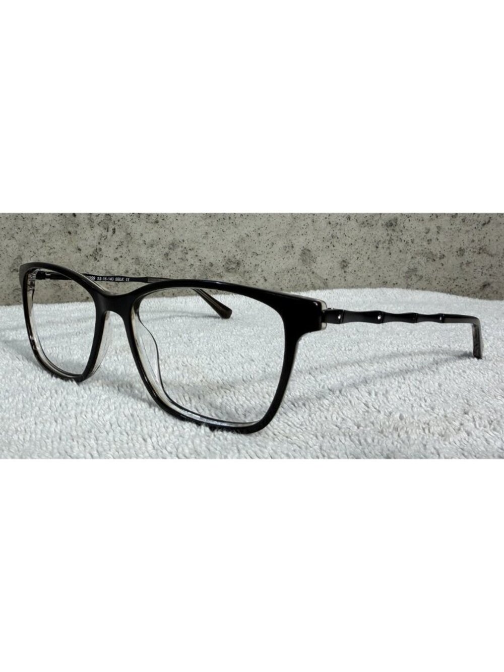 Helium HE4399 SBLK Black Dark Brown Square Eyeglasses Frames 53-16-140